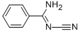 structure of CAS# 17513-09-6, N'-Cyanobenzenecarboximidamide;N'-Cyanobenzamidine;T0501-8683;Nsc113532