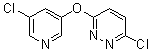 CAS 登录号：175135-61-2， 3-氯-6-[(5-氯-3-吡啶基)氧基]-哒嗪