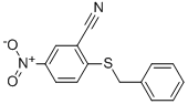结构式 CAS# 175135-67-8, 5-硝基-2-(苯基甲硫基)苯甲腈