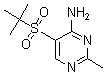 结构式 CAS# 175201-85-1, 5-[叔丁基磺酰基]-2-甲基-4-嘧啶胺