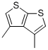 结构式 CAS# 175202-58-1, 3,4-二甲基噻吩并[2,3-b]噻吩