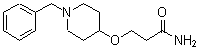 结构式 CAS# 175203-67-5, 3-[[1-(苯基甲基)-4-哌啶基]氧基]-丙酰胺
