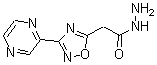 结构式 CAS# 175203-77-7, 3-(2-吡嗪基)-1,2,4-恶二唑-5-乙酰肼