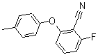 结构式 CAS# 175204-08-7, 2-氟-6-(4-甲基苯氧基)-苯甲腈