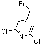 结构式 CAS# 175204-45-2, 4-(溴甲基)-2,6-二氯-吡啶