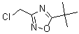 structure of CAS# 175205-41-1, 3-(Chloromethyl)-5-(1,1-Dimethylethyl)-1,2,4-Oxadiazole;1,2,4-Oxadiazole,3-(Chloromethyl)-5-(1,1-Dimethylethyl)-(9CI);5-(Tert-Butyl)-3-(Chloromethyl)-1,2,4-Oxadiazole, 95+%;5-(TERT-BUTYL)-3-(CHLOROMETHYL)-1,2,4-OXADIAZOLE