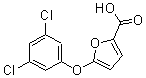 structure of CAS# 175277-06-2, 5-(3,5-Dichlorophenoxy)-2-Furancarboxylic Acid