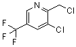 structure of CAS# 175277-52-8, 3-Chloro-2-(Chloromethyl)-5-(Trifluoromethyl)Pyridine;3-Chloro-2-(chloromethyl)-5-(trifluoromethyl)pyridine 97%;3-Chloro-2-(chloromethyl)-5-trifluoromethylpyridine;3-Chloro-2-chloromethyl-5-(trifluoromethyl) pyridine