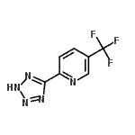 CAS 登录号：175334-70-0， 2-(2H-四唑-5-基)-5-(三氟甲基)吡啶