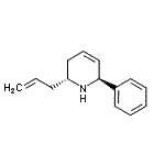 CAS 登录号：175478-20-3， (2R,6S)-2-烯丙基-6-苯基-1,2,3,6-四氢吡啶