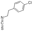 structure of CAS# 17608-10-5, 1-Chloro-4-(2-Isothiocyanatoethyl)-Benzene;2-(4-Chlorophenethyl)Isothiocyanate;Zinc02390111;2-(4-Chlorophenethyl) Isothiocyanate