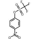 结构式 CAS# 17763-80-3, 4-硝基苯基三氟甲烷磺酸酯