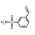 structure of CAS# 1778-37-6, 3-Formylbenzenesulfonamide;3-formylbenzenesulfonamide;3-Formyl-benzenesulfonamide