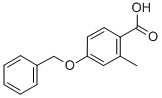 结构式 CAS# 17819-91-9, 2-甲基-4-(苯基甲氧基)-苯甲酸