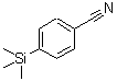 结构式 CAS# 17921-68-5, 4-(三甲基硅烷基)苯甲腈