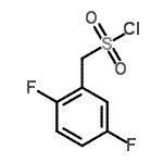 结构式 CAS# 179524-62-0, (2,5-二氟苯基)甲烷磺酰氯