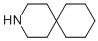 structure of CAS# 180-44-9, 3-Azaspiro[5.5]Undecane;4,4-Pentamethylenepiperidine Hydrochloride;3-AZASPIRO[5.5]UNDECANE