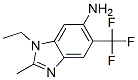 CAS#: 18018-34-3， 6-Amino-1-Ethyl-2-Methyl-5-(Trifluoromethyl)-1H-Benzimidazole