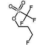 结构式 CAS# 180597-96-0, 3-氟丙基三氟甲烷磺酸酯