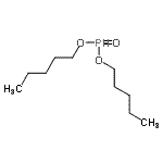 structure of CAS# 1809-17-2, Dipentyl Phosphonate;Dipentyl phosphite;Phosphonic acid dipentyl ester