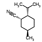 structure of CAS# 180978-26-1, (1S,2S,5R)-2-Isopropyl-5-Methylcyclohexanecarbonitrile;(1S,2S,5R)-2-isopropyl-5-methylcyclohexanecarbonitrile;(1S,2S,5R)-Neomenthyl cyanide;MFCD11974017