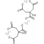 CAS#: 18211-85-3， Mercury 2-Hydroxy-1,2,3-Propanetricarboxylate (3:2)