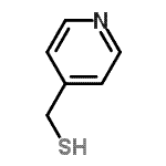 结构式 CAS# 1822-53-3, 4-吡啶基甲硫醇