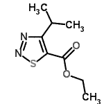 structure of CAS# 183302-79-6, Ethyl 4-Isopropyl-1,2,3-Thiadiazole-5-Carboxylate;