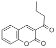 结构式 CAS# 1846-73-7, 3-(1-氧代丁基)-2H-1-苯并吡喃-2-酮