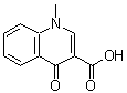 结构式 CAS# 18471-99-3, 1-甲基-4-氧代-1,4-二氢-3-喹啉羧酸