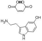 structure of CAS# 18525-25-2, 5-Hydroxytryptamine Maleate Salt;2-(5-Hydroxy-1H-Indol-3-Yl)Ethylammonium;(Z)-4-Hydroxy-4-Oxo-But-2-Enoate;2-(5-Hydroxy-1H-Indol-3-Yl)Ethylammonium;(Z)-4-Hydroxy-4-Oxobut-2-Enoate;2-(5-Hydroxy-1H-Indol-3-Yl)Ethylammonium;(Z)-4-Hydroxy-4-Keto-But-2-Enoate