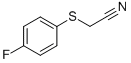 structure of CAS# 18527-21-4, 2-[(4-Fluorophenyl)Thio]-Acetonitrile;2-[(4-Fluorophenyl)Thio]Acetonitrile;2-(4-Fluorophenyl)Sulfanylethanenitrile;St5407148