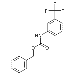 structure of CAS# 18585-04-1, Benzyl [3-(Trifluoromethyl)Phenyl]Carbamate;benzyl (3-(trifluoromethyl)phenyl)carbamate