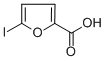 structure of CAS# 18614-11-4, 5-Iodo-2-Furancarboxylic Acid;5-IODO-2-FUROIC ACID,97%;5-Iodo-2-Furoic Acid 97%