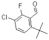 structure of CAS# 186517-29-3, 3-Chloro-2-Fluoro-6-Tert-Butyl-Benzaldehyde;6-Tert-Butyl-3-Chloro-2-Fluoro-Benzaldehyde;Zinc05226298