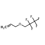 结构式 CAS# 186907-75-5, 3-(2,2,3,3,3-五氟丙氧基)-1-丙烯