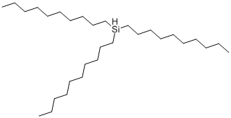 structure of CAS# 18765-73-6, Tris(Decyl)-Silane;TRIDECYL SILANE