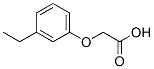structure of CAS# 1878-51-9, (3-Ethyl-Phenoxy)-Acetic Acid;2-(3-Ethylphenoxy)Ethanoate;Zinc03321768