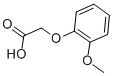 structure of CAS# 1878-85-9, 2-(2-Methoxyphenoxy)-Acetic Acid;2-(2-Methoxyphenoxy)Ethanoic Acid;Iflab1_005507;Nsc5165