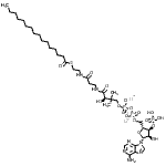 structure of CAS# 188174-64-3, Dilithium,[[(2R,3S,4R,5R)-5-(6-Aminopurin-9-Yl)-4-Hydroxy-3-Phosphonooxy-Tetrahydrofuran-2-Yl]Methoxy-Oxido-Phosphoryl] [(3R)-4-[[3-(2-Hexadecanoylsulfanylethylamino)-3-Oxo-Propyl]Amino]-3-Hydroxy-2,2-Dimethyl-4-Oxo-Butyl] Phosphate;Hexadecanoyl coenzyme A;n-Hexadecanoyl Coenzyme- A;Palmitoyl coenzyme A lithium salt