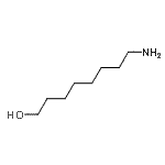 结构式 CAS# 19008-71-0, 8-氨基-1-辛醇