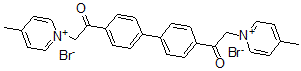 CAS#: 19035-84-8， 1,1'-(4,4'-Biphenylylenebis(2-Oxoethylene))Di-4-Picolinium Dibromide