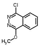 structure of CAS# 19064-71-2, 1-Chloro-4-Methoxyphthalazine;1-Chloro-4-methoxy-phthalazine;BAS 02107909;ChemDiv2_003701