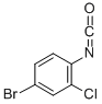 structure of CAS# 190774-47-1, 4-Bromo-2-Chloro-1-Isocyanatobenzene;4-Bromo-2-Chloro-1-Isocyanato-Benzene;Sbb006641;Zinc02568113