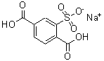 structure of CAS# 19089-60-2, 2-Sulfoterephthalic acid monosodium salt;2-SULFOTEREPHTHALIC ACID MONOSODIUM SALT;Monosodium 2-Sulfoterephthalate