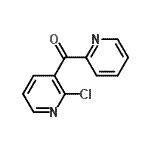 结构式 CAS# 191220-44-7, (2-氯-3-吡啶基)(2-吡啶基)甲酮