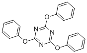 structure of CAS# 1919-48-8, 2,4,6-Triphenoxy-1,3,5-Triazine;2,4,6-Tris(Phenoxy)-S-Triazine;Aids-081085;Maybridge4_003089