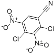 structure of CAS# 1930-71-8, 2 4-Dichloro-3 5-Dinitrobenzonitrile;2,4-Dichloro-3,5-Dinitro-Benzonitrile;Nsc163312;Nsc 163312