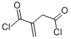 structure of CAS# 1931-60-8, Itaconyl Chloride;2-Methylenebutanedioyl Dichloride;2-Methylenesuccinyl Dichloride;Succinyl Chloride, Methylene