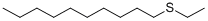 structure of CAS# 19313-61-2, n-Decyl Ethyl Sulfide;1-(Ethylthio)Decane;Nsc158436;3-Thiatridecane